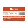 Tampón tinta Horse N3 - 73 x 105 mm - Color rojo