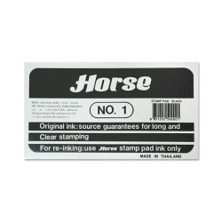 Tampón tinta Horse N1 - 95 x 165 mm - Color negro