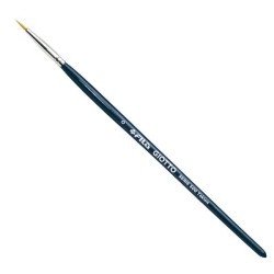 Pincel Giotto Serie 500 Taklon - N 0 - Punta redonda - Fibra sintética - Color azul marino