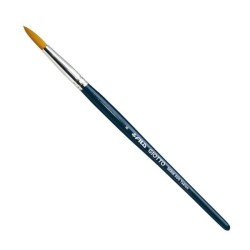 Pincel Giotto Serie 500 Taklon - N 8 - Punta redonda - Fibra sintética - Color azul marino