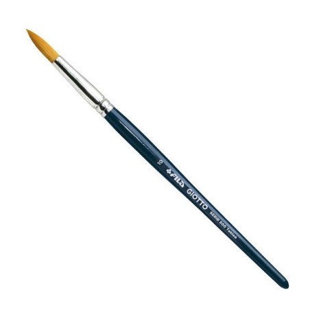 Pincel Giotto Serie 500 Taklon - N 10 - Punta redonda - Fibra sintética - Color azul marino