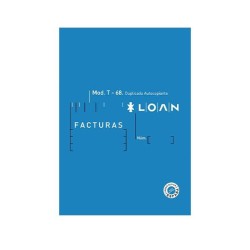 Talonario facturas Loan - 8 natural - Duplicado - 50 x 2 hojas