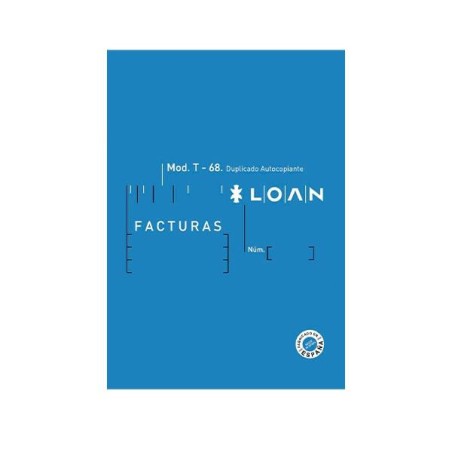 Talonario facturas Loan - 8 natural - Duplicado - 50 x 2 hojas