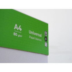 CAJA DE FOLIOS PAPEL FOTOCOPIADORA ECOTISA DIN A4 80 GRAMOS -CAJA DE 5X500 HOJAS