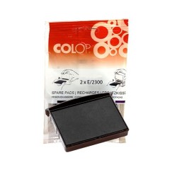 Almohadillas Colop E/2300 - Color negro - Pack 2 ud