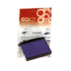 Almohadillas Colop E/2300 - Color azul - Pack 2 ud