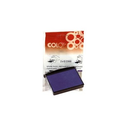 Almohadillas Colop E/2300 - Color azul - Pack 2 ud