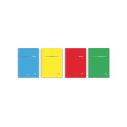 Cuaderno Microperforado Pacsa Premium Extra - Espiral - Cartón - A5 - 5x5 - 160 hojas - 70 g - Colores surtidos