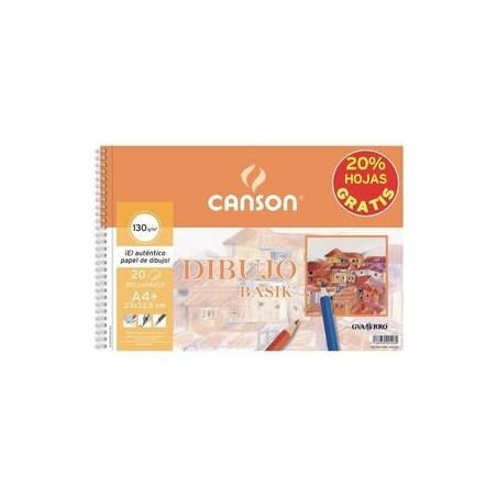 Alb Esp Micr Promo 23x32,5 20H Dibujo Basik Recuadro 130g 20% Hojas GRATIS
