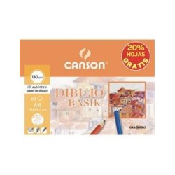 Minipack Promo 21x29,7 10H Dibujo Basik Liso 130g 20% Hojas GRATIS