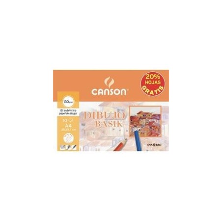 Minipack Promo 21x29,7 10H Dibujo Basik Liso 130g 20% Hojas GRATIS