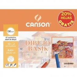 Pack de 20 - Minipack Promo 24x32 10H Dibujo Basik Recuadro 130g 20% Hojas GRATIS (PACK INDIVISIBLE DE 20 UNIDADES)