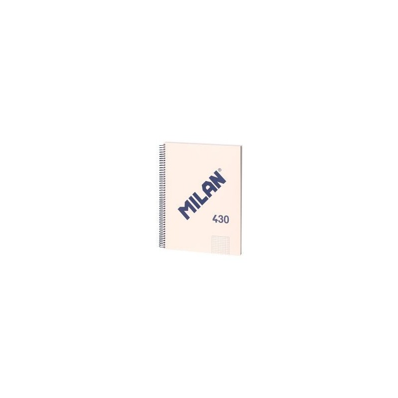 Cuaderno Milan Serie 1918 - Espiral - Cartón - A4 - 5x5 - 80 hojas - 95 g - Color beige Cuaderno Milan Serie 1918 - Espiral - Cartón - A4 - 5x5 - 80 hojas - 95 g - Color beige
