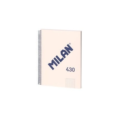 Cuaderno Milan Serie 1918 - Espiral - Cartón - A4 - 5x5 - 80 hojas - 95 g - Color beige