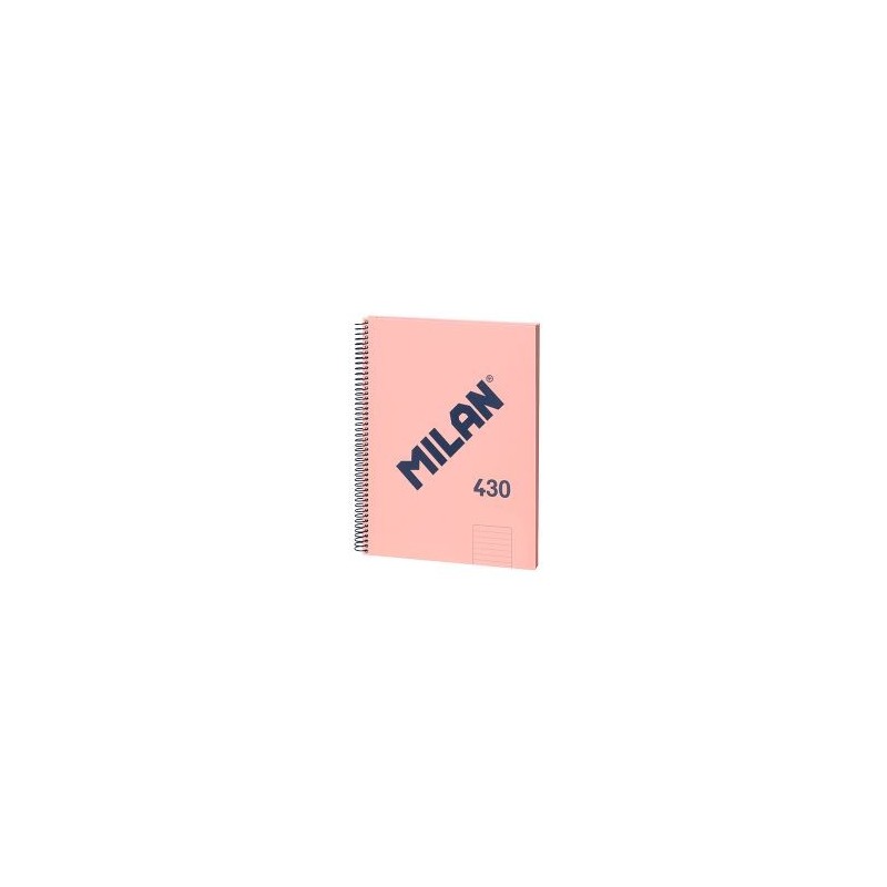 Cuaderno Milan Serie 1918 - Espiral - Cartón - A4 - 5x5 - 80 hojas - 95 g - Color rosa Cuaderno Milan Serie 1918 - Espiral - Cartón - A4 - 5x5 - 80 hojas - 95 g - Color rosa