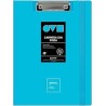 Portabloc carpeta de pinza con tapa Grafoplas Unequal minimal - Foam -A4 - Color azul pastel