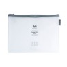 Bolsa con zip Grafoplas - A4 - Eva soft- Color blanco