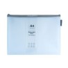 Bolsa con zip Grafoplas - A4 - Eva soft- Color azul