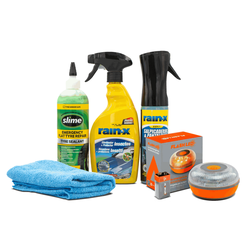KIT VIAJE para coche con luz de emergencia V16 obligatoria