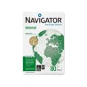 Papel fotocopiadora navigator din A3 80 gramos papel multiuso ink-jet y laser paquete de 500 hojas