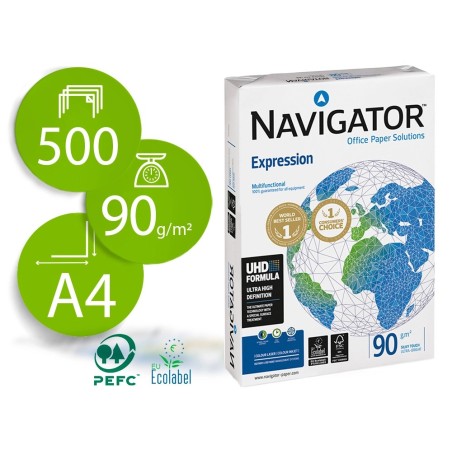 Papel fotocopiadora DIN A4 90 gramos paquete de 500 hojas