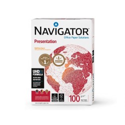 Papel fotocopiadora navigator DIN A4 100 gramos papel multiuso ink-jet y laser paquete de 500 hojas