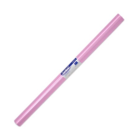 Papel de celofán Sadipal - Rollo semiperforado - 50 x 65 cm - Color rosa