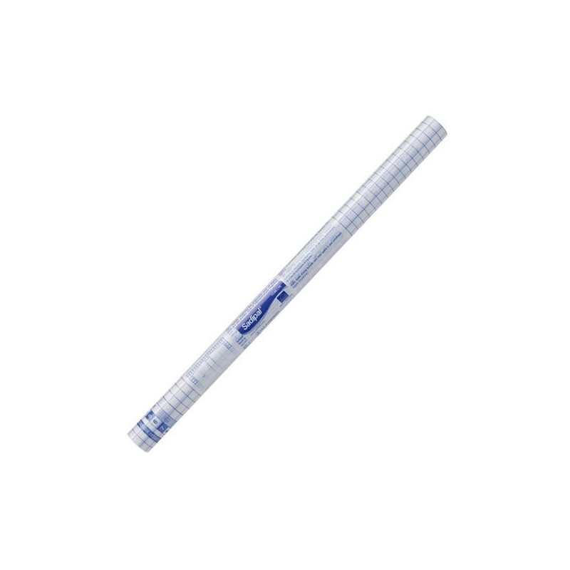 Forro de libros autoadhesivo Sadipal - Reposicionable - PP - 0,5 x 3 m - Transparente