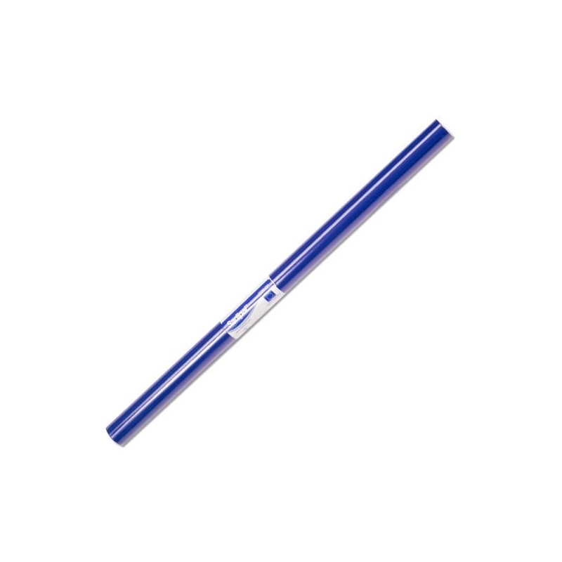 Papel charol Sadipal - 50 x 65 cm - Color azul fuerte - Rollo 25 hojas