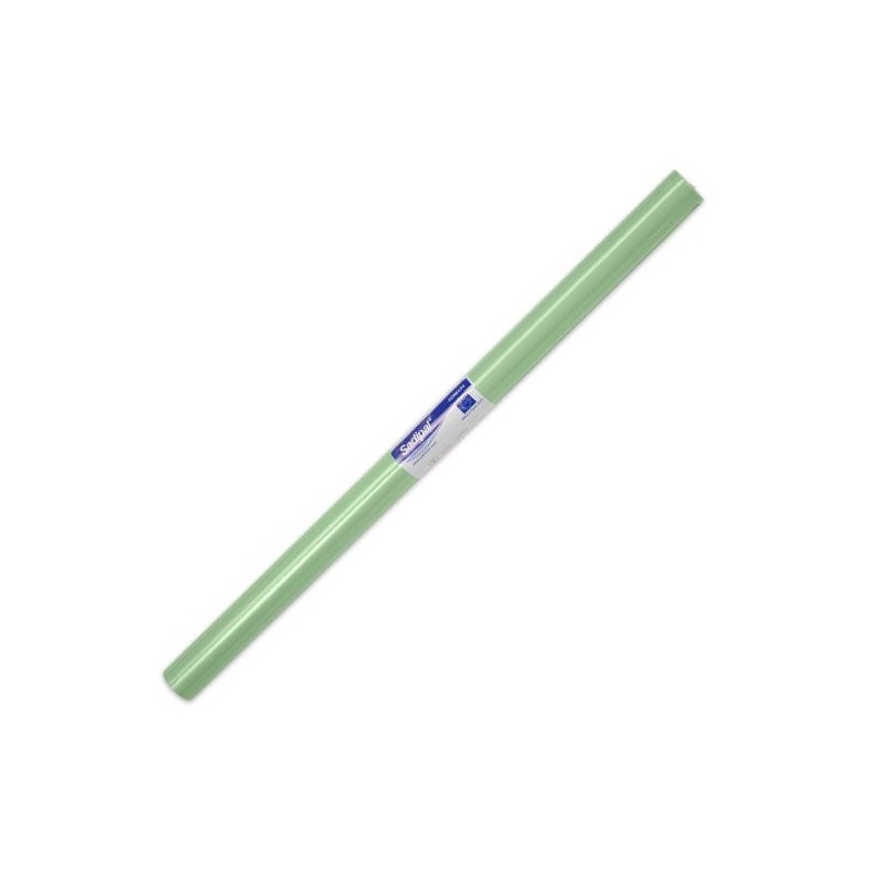 Papel charol Sadipal - 50 x 65 cm - Color verde pálido - Rollo 25 hojas