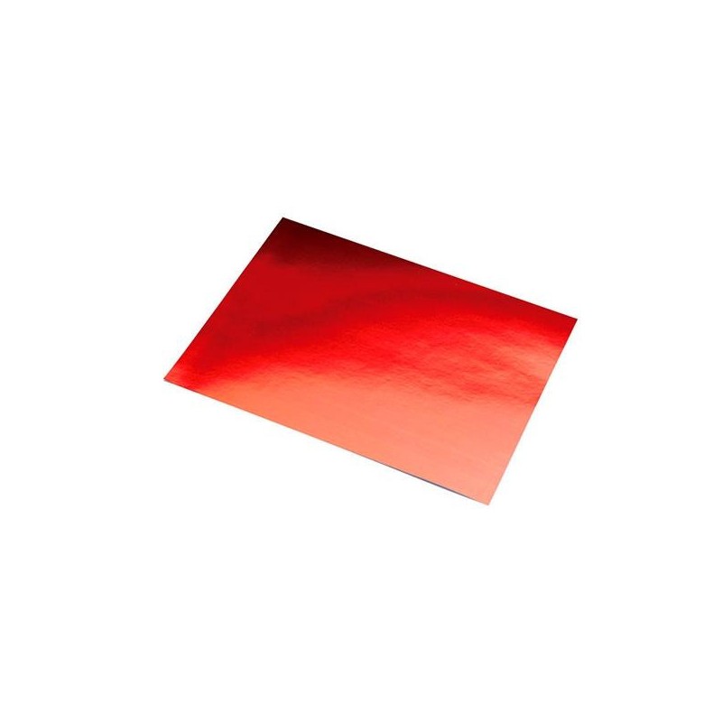 Cartulina metalizada Sadipal - 50 x 65 cm - 235 g - Color rojo (PACK INDIVISIBLE DE 10 UNIDADES) Cartulina metalizada Sadipal - 50 x 65 cm - 235 g - Color rojo (PACK INDIVISIBLE DE 10 UNIDADES)