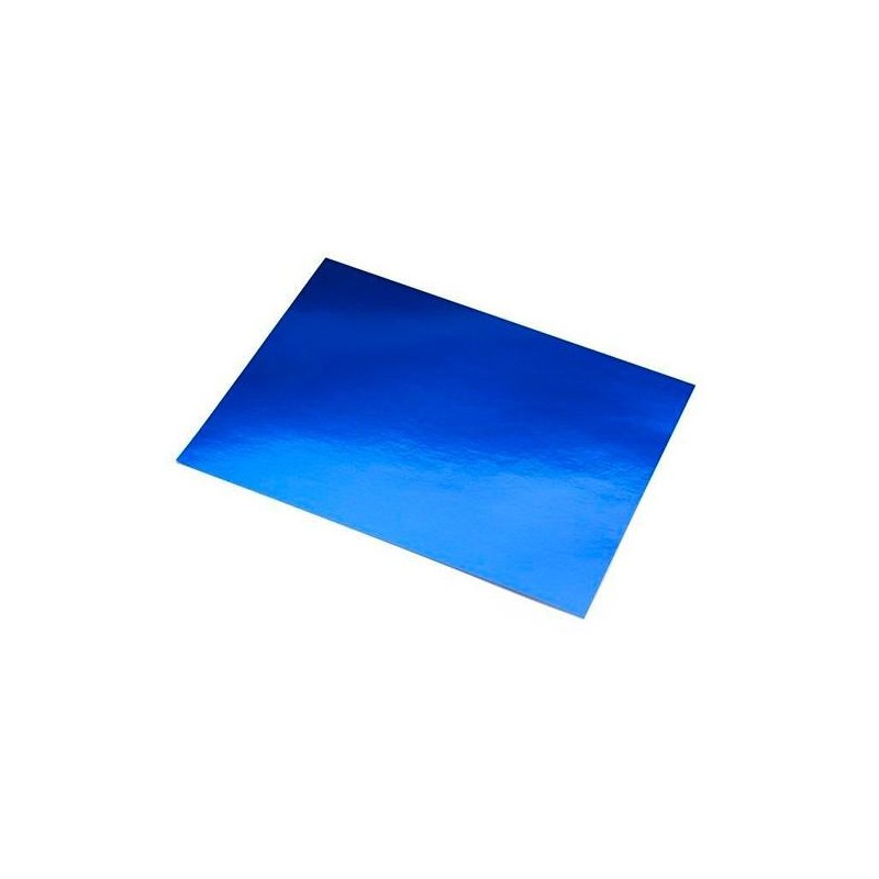 Cartulina metalizada Sadipal - 50 x 65 cm - 235 g - Color azul (PACK INDIVISIBLE DE 10 UNIDADES)