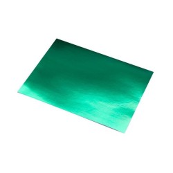 Cartulina metalizada Sadipal - 50 x 65 cm - 235 g - Color verde (PACK INDIVISIBLE DE 10 UNIDADES)