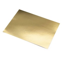 Cartulina metalizada Sadipal - 50 x 65 cm - 235 g - Color oro (PACK INDIVISIBLE DE 10 UNIDADES)