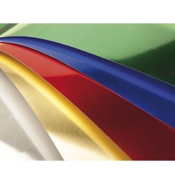 Cartulina metalizada Sadipal - A4 - 235 g - Colores surtidos - Pack 5 hojas