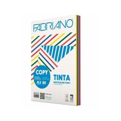 Papel color Sadipal - A3 - 80g - Pack 250 hojas - Colores intensos surtidos