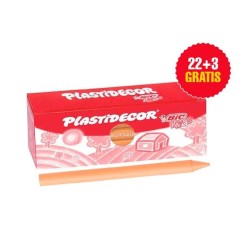 Ceras plásticas Plastidecor - Color carne - Caja 25 ud