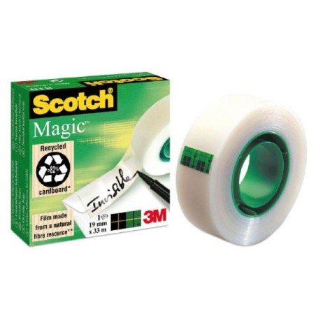 Cinta invisible Scotch Magic -19 mm x 33 m