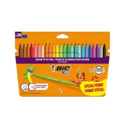 Rotulador Bic Kids Couleur - 2,8 mm - Colores surtidos - Estuche 18 + 6 ud