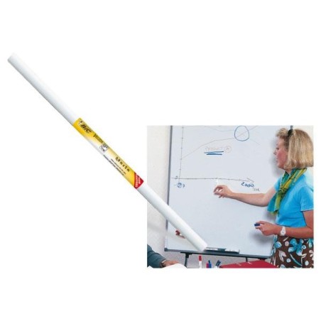 Rollo de pizarra blanca Bic Velleda - Adhesivo - Borrado en seco - 100 x 67 cm