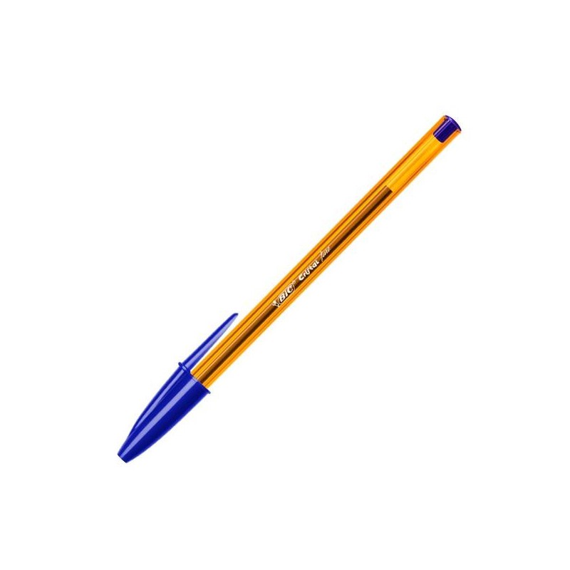 Bolígrafo Bic Cristal Fine - Punta 0,8 mm - Color azul Bolígrafo Bic Cristal Fine - Punta 0,8 mm - Color azul