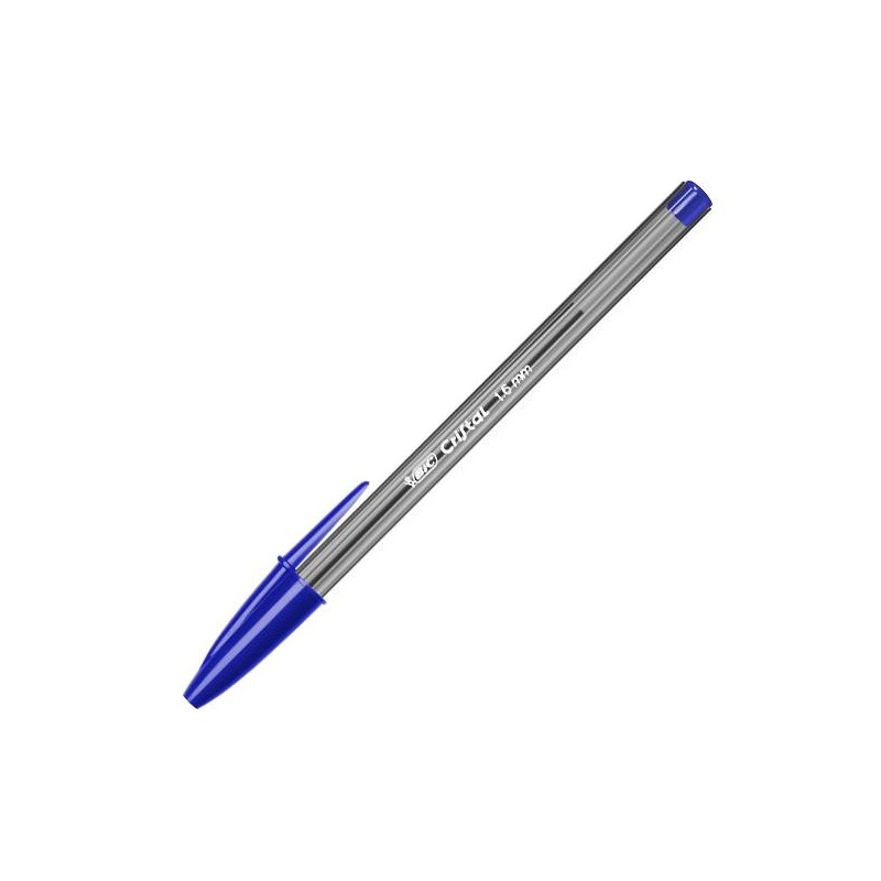 Bolígrafo Bic Cristal Bold - Punta 1,6 mm - Color azul