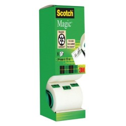 Cinta invisible Scotch Magic -19 mm x 33 m - Pack 8 rollos