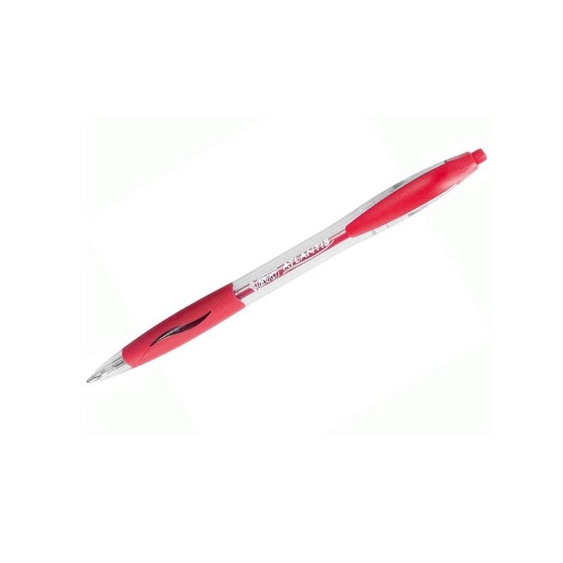 Bolígrafo retráctil Bic Atlantis Classic - Punta 1,2 mm - Color rojo
