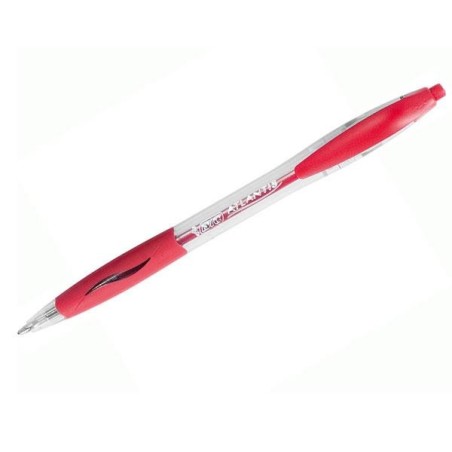 Bolígrafo retráctil Bic Atlantis Classic - Punta 1,2 mm - Color rojo