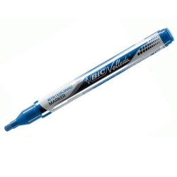Marcador pizarra Bic Velleda Liquid Ink Pocket - Punta cónica - Trazo 2,2 mm - Color azul