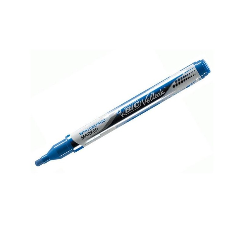 Marcador pizarra Bic Velleda Liquid Ink Pocket - Punta cónica - Trazo 2,2 mm - Color azul