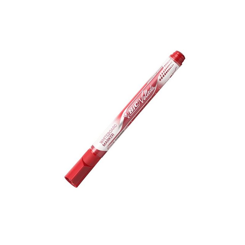 Marcador pizarra Bic Velleda Liquid Ink Pocket - Punta cónica - Trazo 2,2 mm - Color rojo