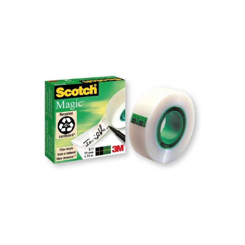 Cinta invisible Scotch Magic -19 mm x 66 m Cinta invisible Scotch Magic -19 mm x 66 m