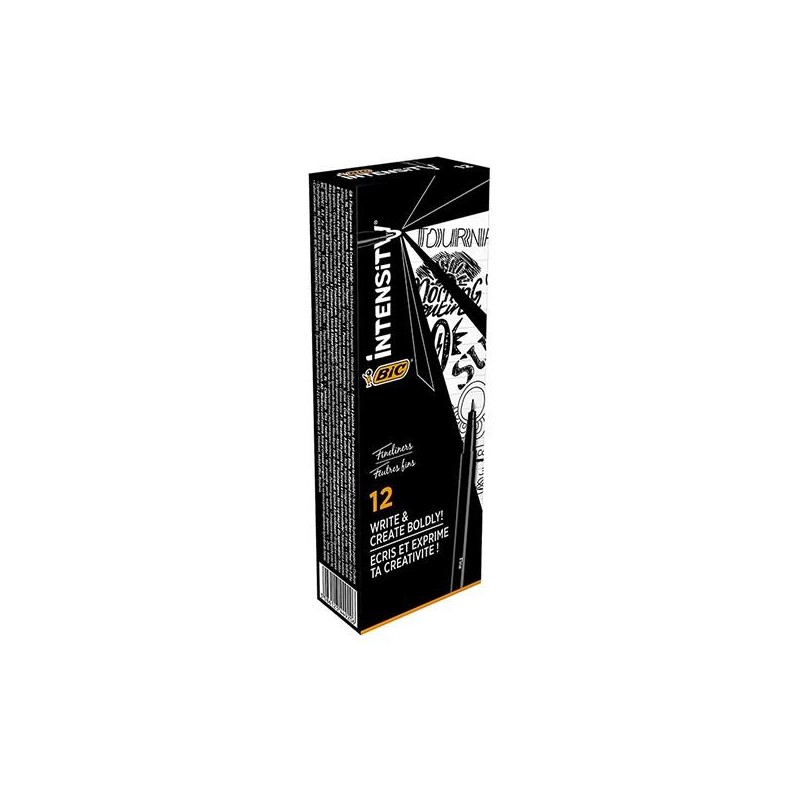 Rotulador Bic Intensity Fine- Punta 0,8 mm - Color negro Rotulador Bic Intensity Fine- Punta 0,8 mm - Color negro